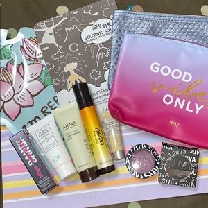 Makeup Bags with Products